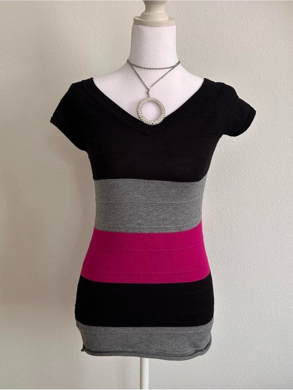 y2k striped top